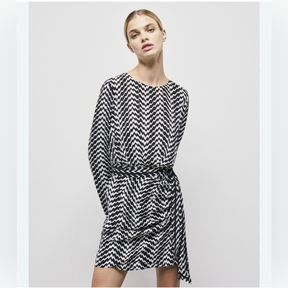 THE KOOPLES
Graphic-print draped-waist woven mini dress - Picture 1 of 11